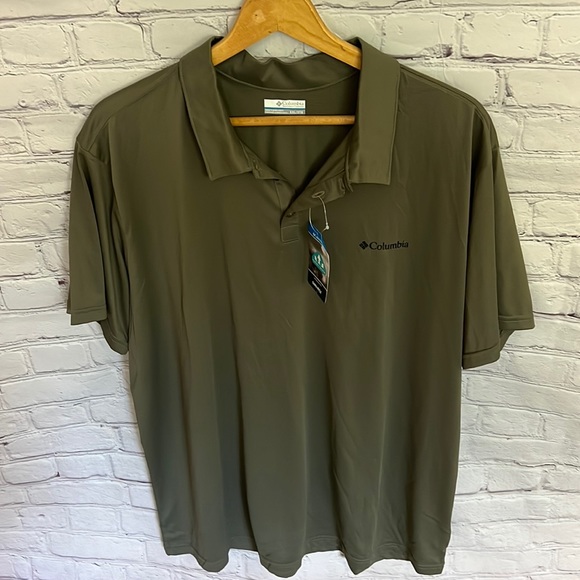 Columbia Other - Columbia | Olive Green Omni Wick Polo | XXL